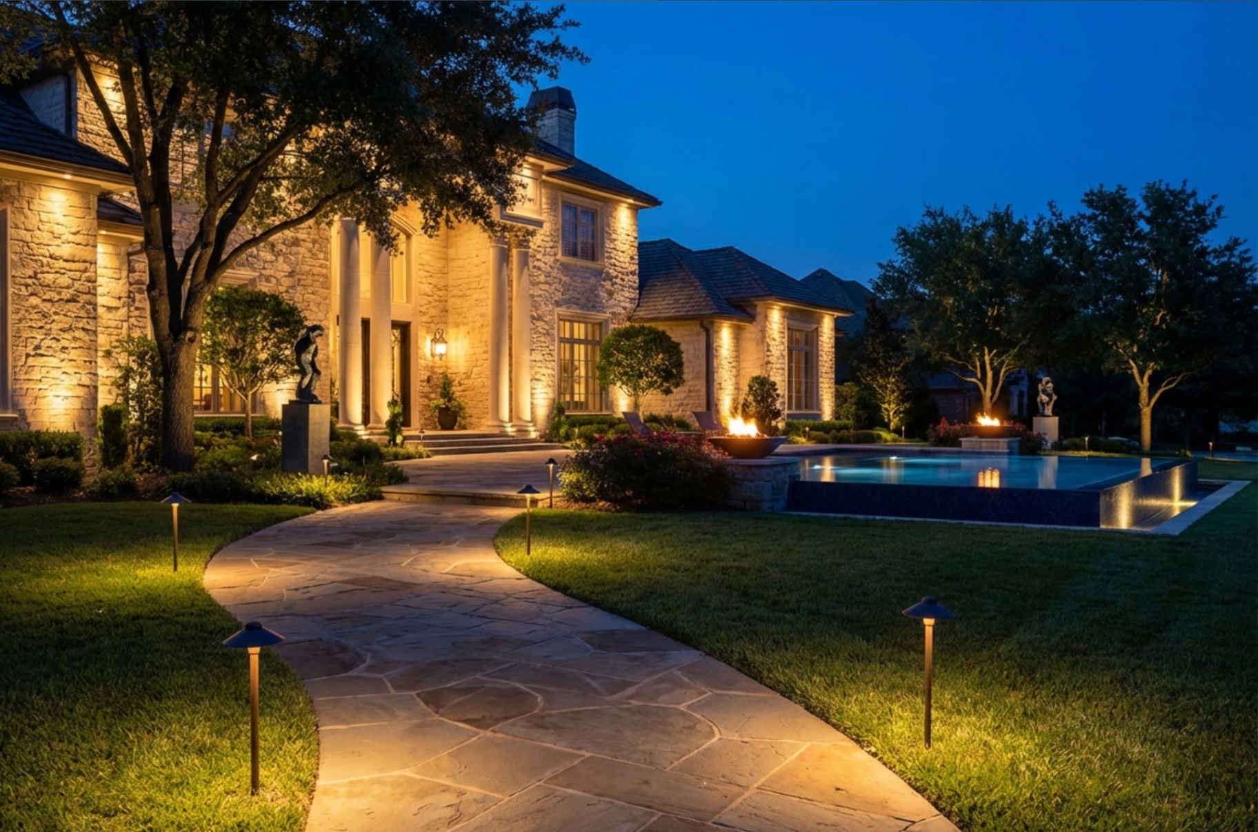Estate Pool & Fire